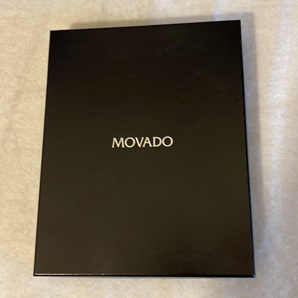 Movado 18k Gold & Diamond Triple Pendant Necklace - 16.5” - Picture 5 of 5